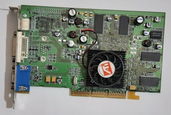 Sapphire Radeon 7500 AGP Grafikkarte (ATI, 64MB DDR, V/D/VO, retro, 2001)