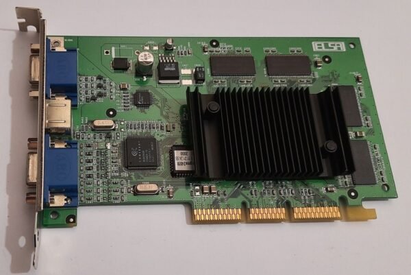 ELSA Gladiac 511 Twin AGP Grafikkarte (nvidia GeForce2 MX400, 32MB, retro, 2001) - Image 2
