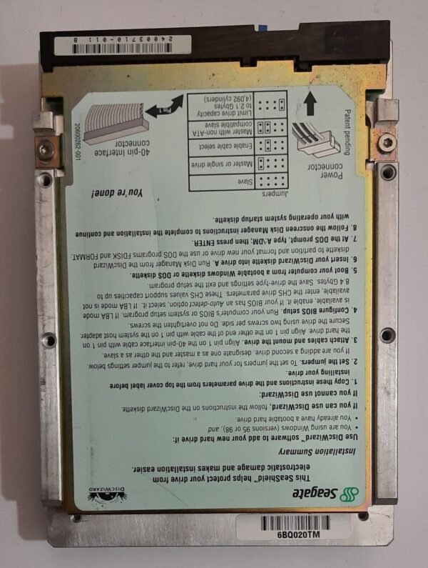Seagate ST313032A IDE Festplatte (Medalist 13032, 13GB, retro, 1999) - Image 2