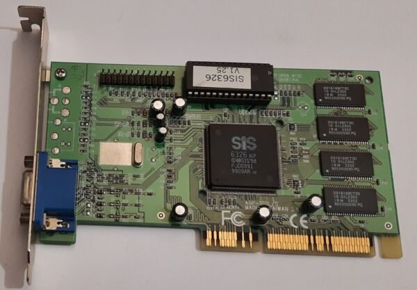 AGP-100L/S AGP Grafikkarte (SiS 6326 AGP, 8MB, retro, 1999) - Image 2
