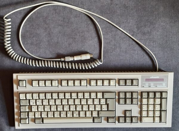 Olivetti ANK 27-102N Retro Tastatur PS/2-Stecker (inkl. DIN-Adapter)