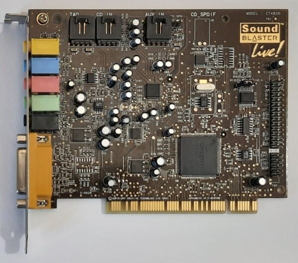 Creative Sound Blaster Live! PCI Soundkarte (CT4830, EMU10K1, 1999)