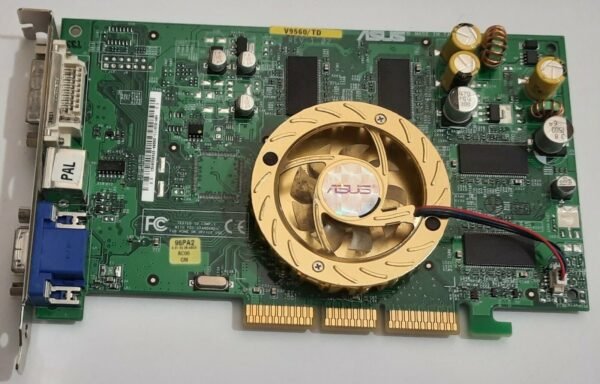 ASUS V9560 AGP Grafikkarte (nvidia GeForce FX5600, DVI, VGA, 128MB) - Image 2