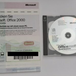 Microsoft Office 2000 Small Business Edition CD-ROM (retro, 1999)