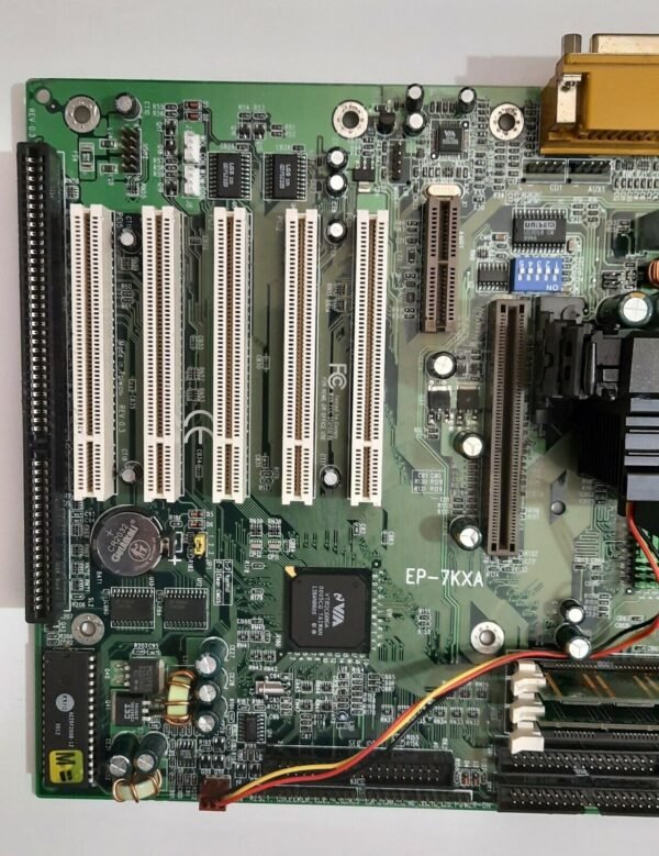 Epox EP-7KXA Slot A ISA AGP retro Mainboard + AMD Athlon 600MHz + 512MB SD-RAM - Image 2