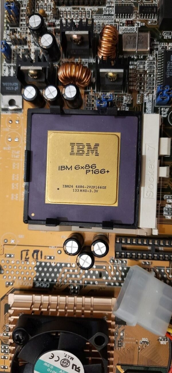 ASUS P/I-P55T2P4 i430HX Sockel 7 ISA Mainboard + IBM 6x86 P166+ + 32MB EDO-RAM - Image 4