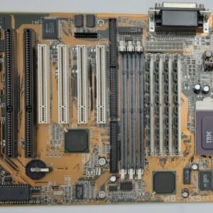 ABIT AB-AX5 i430TX Sockel 7 ISA retro Mainboard + IBM 6X86MX PR300 + 64MB RAM