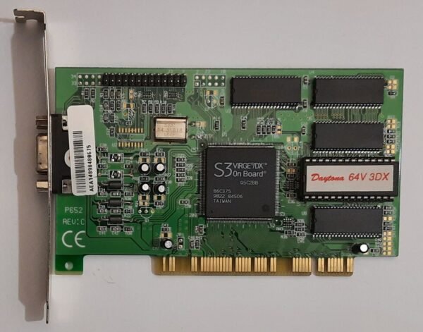 Palit Daytona 64V 3DX PCI Grafikkarte (S3 ViRGE/DX, 86C375, 4MB, 1998)