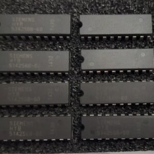 8x Siemens HYB514256B-60 (256 K × 4-Bit Dynamic RAM, retro, DIP-20)