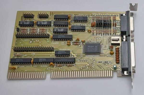 Kentech IDE PLUS V2 ISA Multi-I/O IDE Floppy Controller (Acer, retro, 1991) - Image 2
