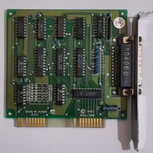 dtk PII-109 8-bit ISA Controller (Printer Port Card, parallel, LPT, 1985)