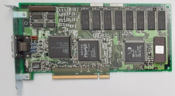 Fujitsu FM63BA PCI Grafikkarte (2MB, Weitek P9100, retro, 1995)