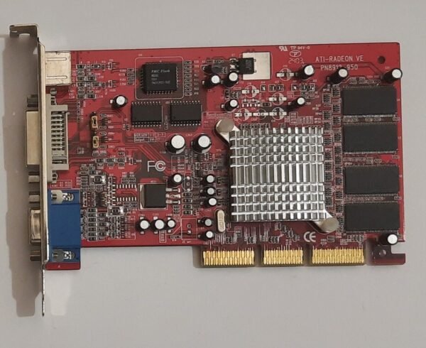 Connect 3D Radeon 7000 AGP Grafikkarte (ATI, C3D, 64MB, DVI, retro, 2003)