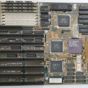 DataExpert OPTI-386WB ISA retro Mainboard + AMD 80386DX 33MHz + 4MB SIMM RAM
