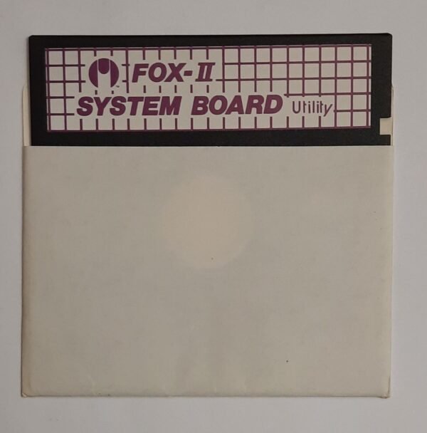Octek FOX-II System Board  (80286 Mainboard) Utility Diskette