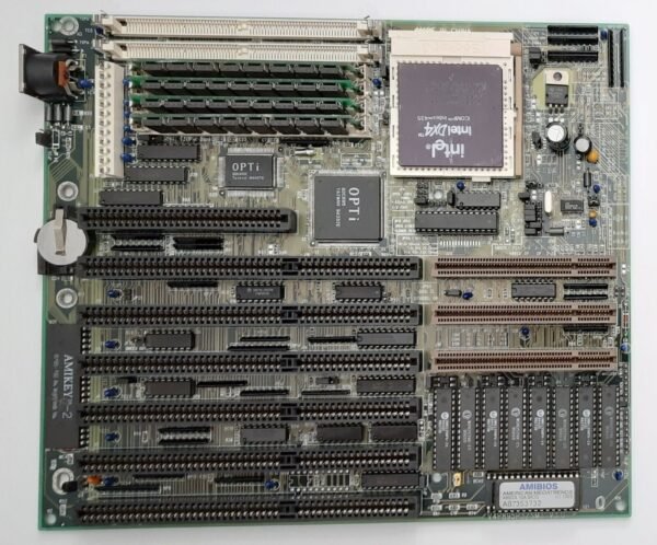 QDI V4895GRN/SMT 80486 ISA VLB retro Mainboard + Intel 80486DX4 100MHz + 16MB