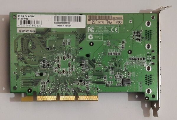 ELSA Gladiac 511 Twin AGP Grafikkarte (nvidia GeForce2 MX400, 32MB, retro, 2001) - Image 4