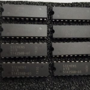 8x Siemens HYB514256B-60 (256 K × 4-Bit Dynamic RAM, retro, DIP-20)