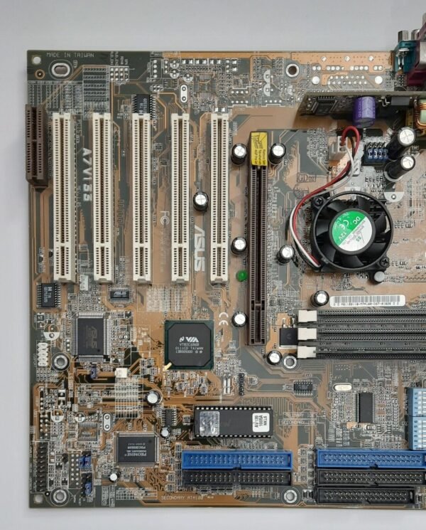 ASUS A7V133 Sockel A AGP retro Mainboard + AMD Athlon 1400MHz + 256MB SD-RAM - Image 2