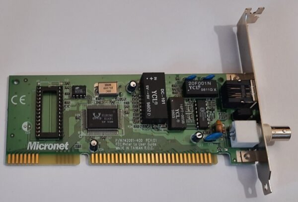 Micronet SP2020B ISA Netzwerkkarte (Realtek RTL8019AS, RJ45, 1998) - Image 2