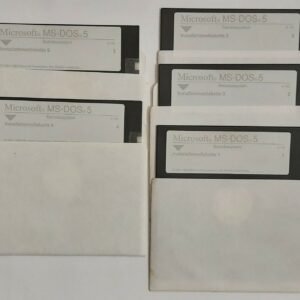 Microsoft DOS 5 5.25" Disketten inkl. Handbuch