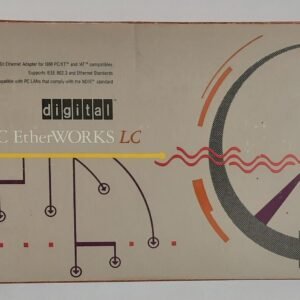 DEC EtherWORKS LC 8-bit ISA Netzwerkkarte (BNC, Koax, DE100, 1992, retro, OVP)