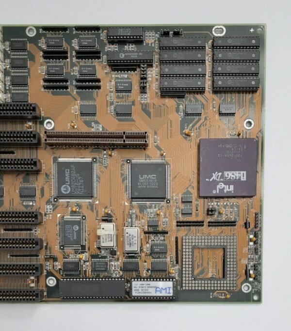 Elitegroup UL486 ISA retro Mainboard + Intel 80486DX 33MHz + 8MB SIMM RAM - Image 3