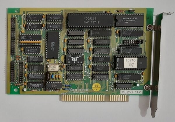 Longshine LCS-6210D Rev. E 8-bit ISA MFM Controller (retro, 1988)