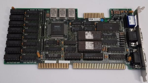 Trident TVGA8816CSC2 ISA Grafikkarte (TVGA8800CS, 512KB, VGA, EGA, CGA, 1989) - Image 2