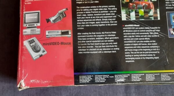 miro Video DC1 pro ISA capture board + miroVIDEO-Mouse (Videobearbeitung, OVP) - Image 12