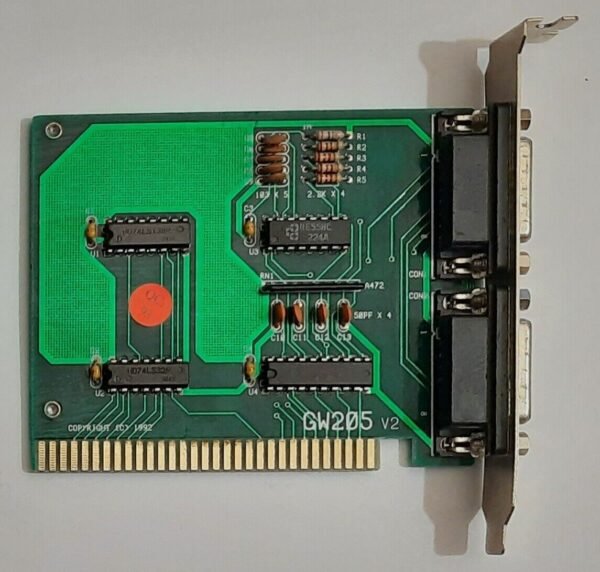 Goldstar (?) GW205 V2 ISA 8-bit Gameport Controller (retro, 1992)