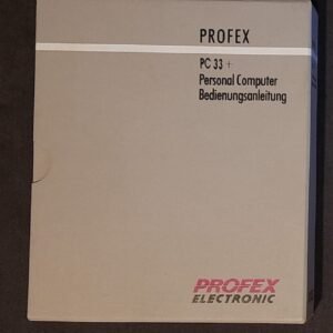 Profex PC33+ Bedienungsanleitung (retro, 80286, 286)