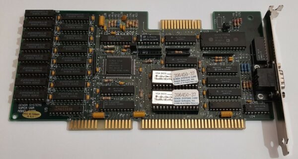 Genoa Super VGA 6450 ISA Grafikkarte (GVGA, L1A5367, GN007001-B, 512KB, 1990) - Image 2
