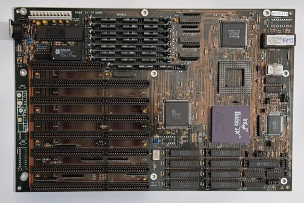 FIC 486SC-P 80486 ISA retro Mainboard + Intel 80486DX 33MHz + 8MB RAM