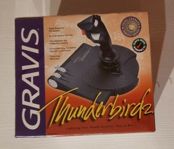 Gravis Thunderbird 2 PC-Joystick, retro, NOS