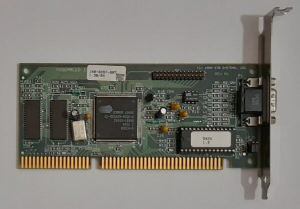 STB Horizon ISA Grafikkarte (Cirrus Logic CL-GD5426, 1MB, retro, 1994)