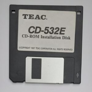TEAC CD-532E CD-ROM Installation Disk Diskette (retro, 1997)