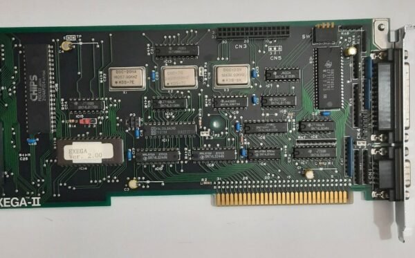 EIZO EXEGA-II 8-bit ISA EGA Grafikkarte (MB-B04, P82C434+P82C431, retro, 1987) - Image 3