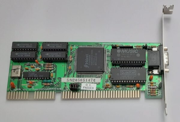 Trident 9016X2/4 LT2 REV. B ISA Grafikkarte (TVGA9000B, 512KB, retro, 1992) - Image 2