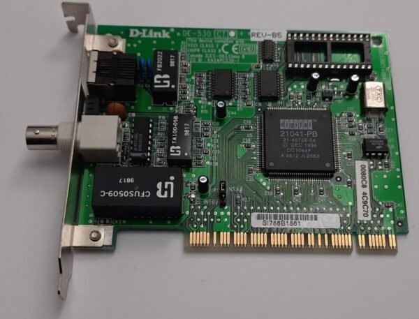 D-LINK DE-530CT+ PCI Netzwerkkarte (DEC 21041-PB, RJ45, BNC, retro, 1998) - Image 2