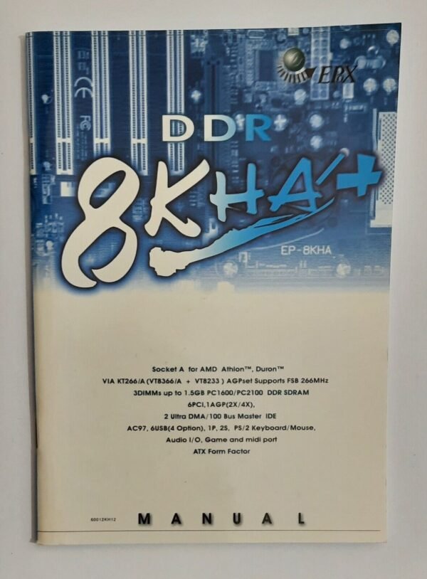 Epox 8KHA+ Sockel A Mainboard manual / Handbuch