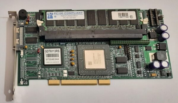 ICP Vortex GDT6113RS U160 PCI SCSI RAID Controller (retro, 2002) + 64MB SD-RAM - Image 2