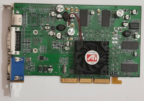ATI Radeon 7500 AGP Grafikkarte (64MB DDR, DVI, 109-83201-01, 2001)