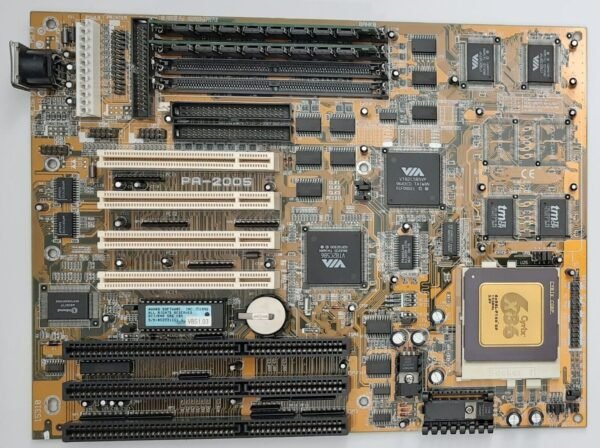 FIC PA-2005 Sockel 7 ISA retro Mainboard + Cyrix 6X86L-P166+ + 32MB RAM