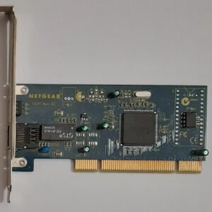Netgear FA311 Rev-C1 PCI Netzwerkkarte (RJ45, LAN, blau, retro, 2002)