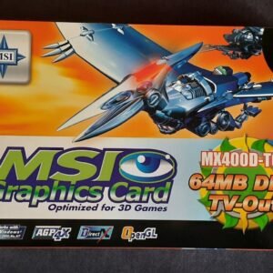 MSI Starforce 826 AGP Grafikkarte (MS-8826, GeForce2 MX-400, 64MB, 2001, OVP)