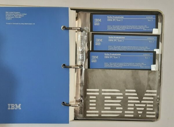 IBM PCText 3 Version 1.5 (5,25" Disketten inkl. Handbücher in 2 Orginalschubern) - Image 7