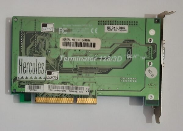 Hercules Terminator 128/3D "GLH" AGP Grafikkarte (S3 Trio3D, 86C365, 8MB, 1998) - Image 4