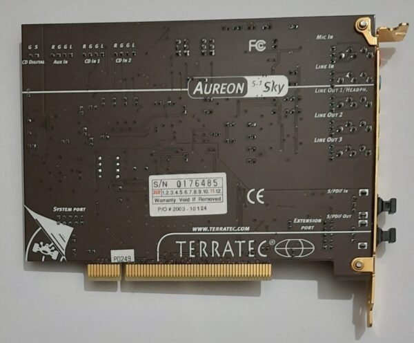 Terratec Aureon 5.1 Sky PCI Soundkarte (ICE1724, OVP, retro, 2002) - Image 3