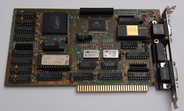 ATI VIP 8-bit ISA VGA Grafikkarte (16899-0, P82C441, 256KB, EGA, retro, 1989) - Image 2